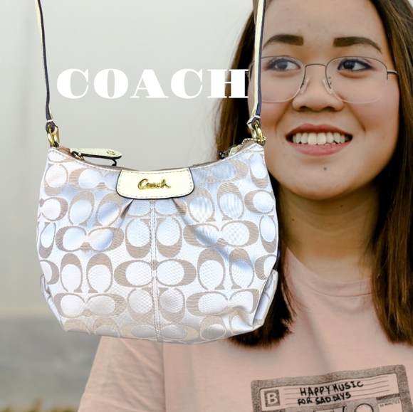 Coach Bags Coach Vintage Ashley Sateen Signature Crossbody Poshmark